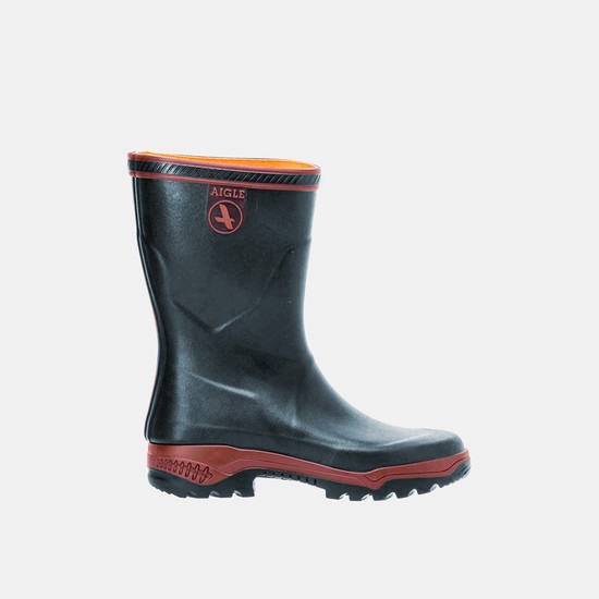 Aigle Anti-fatigue Rain Boots Men Black ZA-35127